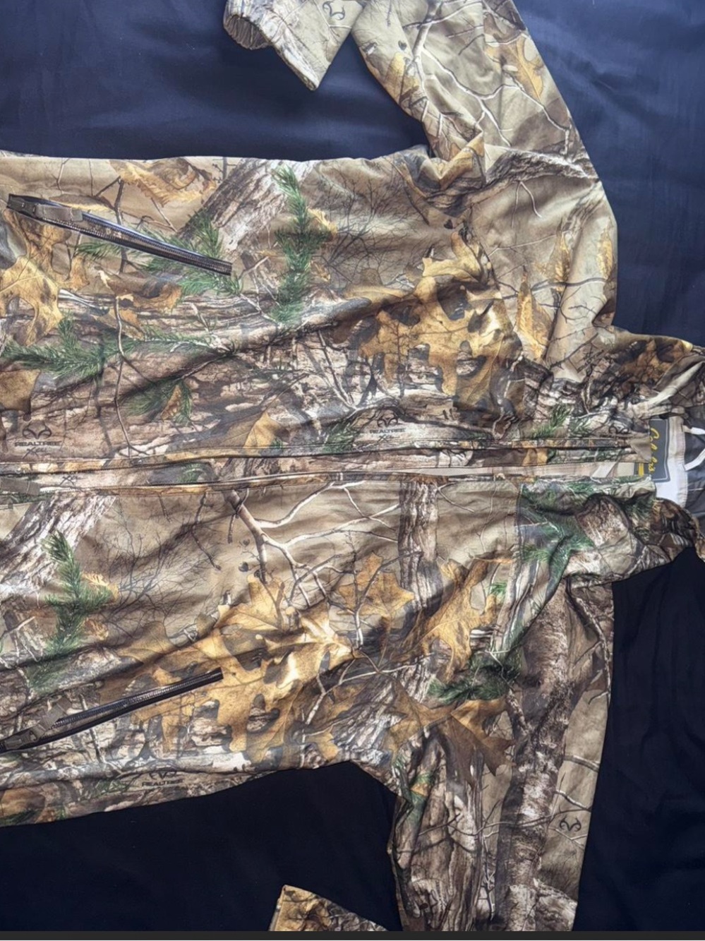 Cabelas Realtree Camo Jacket Size L